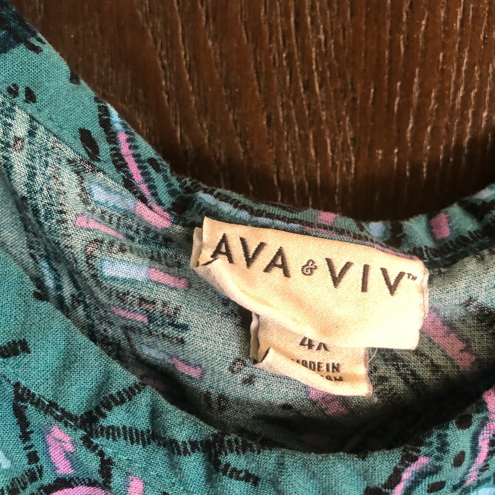 Colorful work blouse - Picture 4 of 5